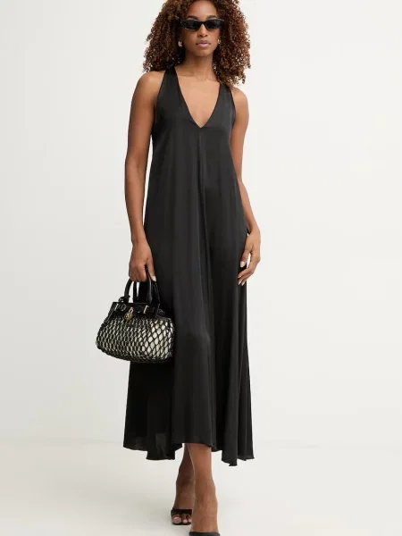 Haveone rochie de vară cu vâscoză negru