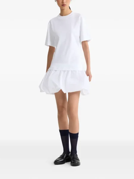 Rochie mini Patou scurtă de costum alb