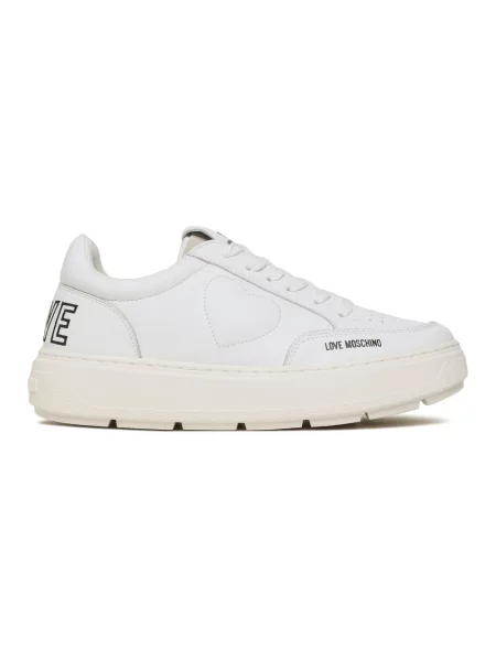 Sneakersy Love Moschino białe