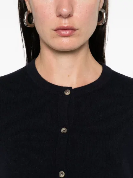 Cardigan Soft Goat fără armătură albastru