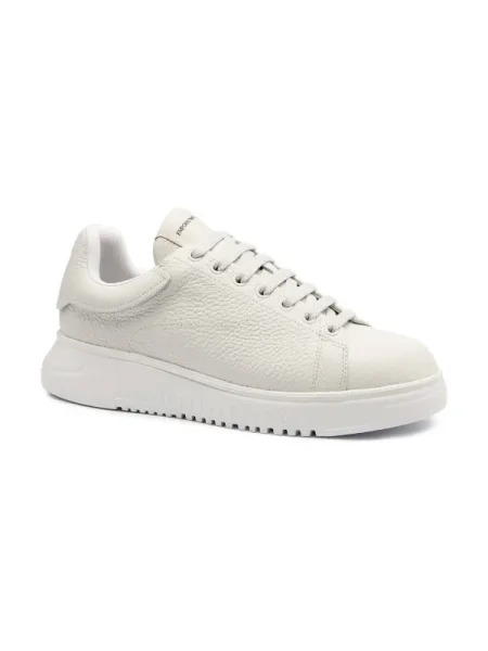 Emporio Armani bőr sportcipő fehér