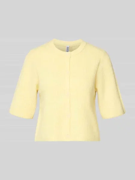 Kurtka z dzianiny o kroju regular fit z dodatkiem wełny model ‘SILLY’ Pieces