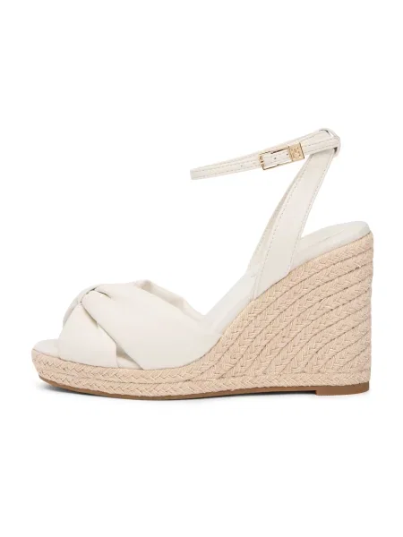 TOMMY HILFIGER Sandali s paščki pesek