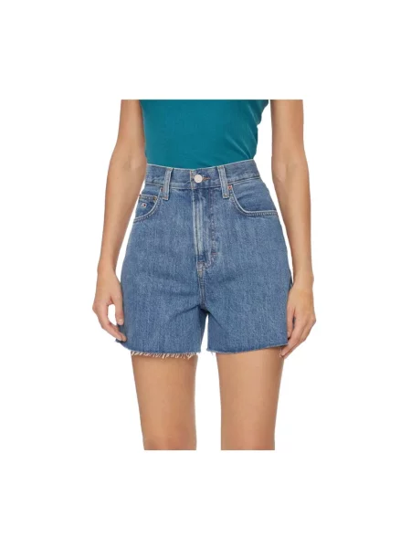 Talia szorty jeansowe Tommy Jeans niebieskie