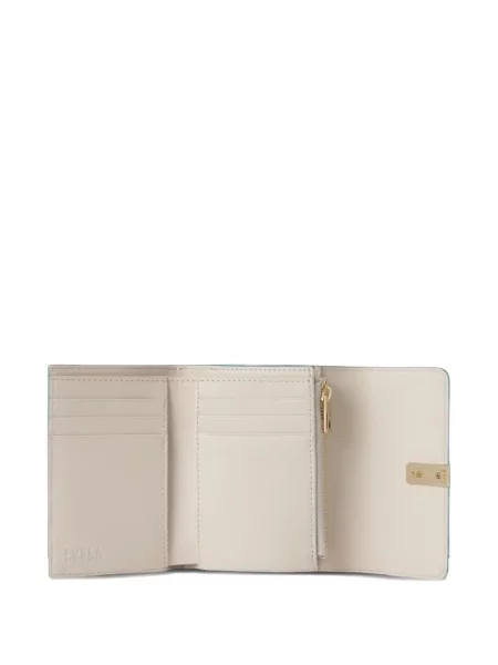Portofel Furla cu autograf verde