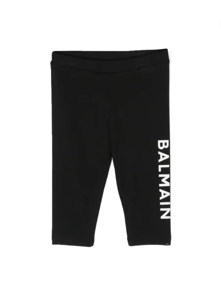 Spodnie dziecięce Balmain czarne