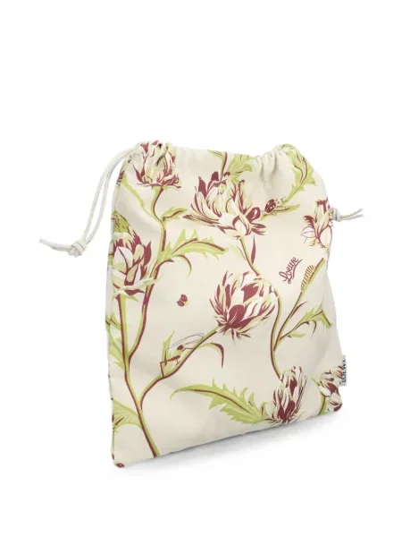 Geantă plic Loewe cu model floral cu imagine cu cordon
