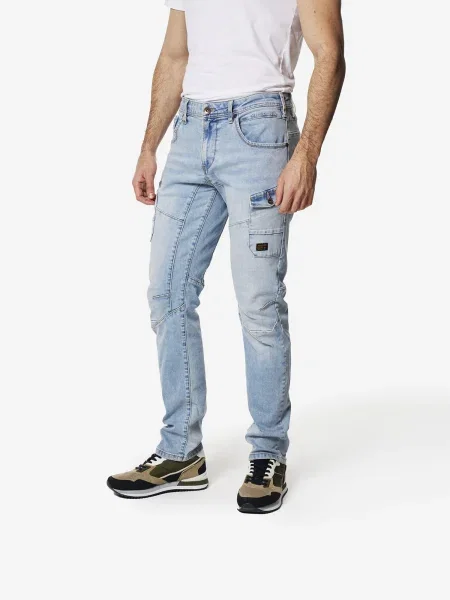 KOROSHI Jeans deschis albastru