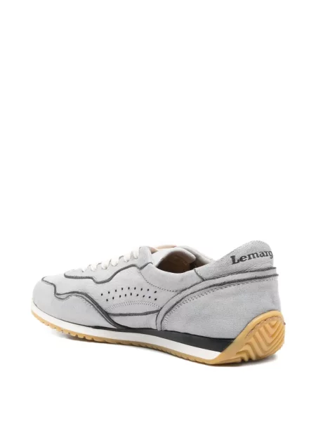 Sneakerși Lemargo din piele de căprioară gri