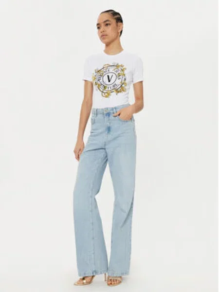 Tričko Versace Jeans Couture bílé