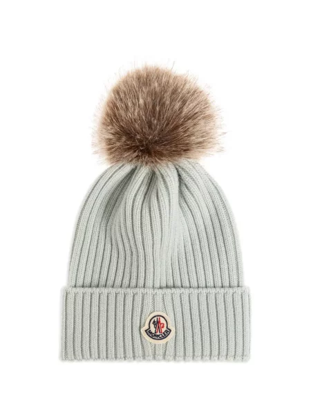 Czapka dziecięca Moncler Enfant zielona