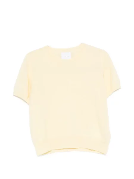 Scurt pulover Ivory Paris galben