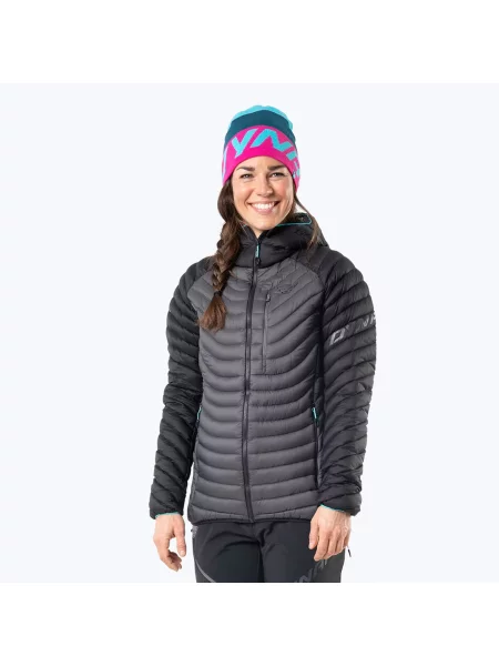 Geacă cu puf pentru femei DYNAFIT Radical Dwn RDS Hood black out negru