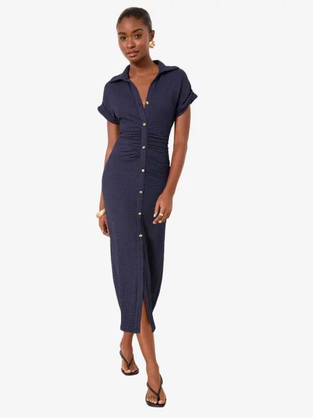 Lipsy Rochie tip bluză bleumarin