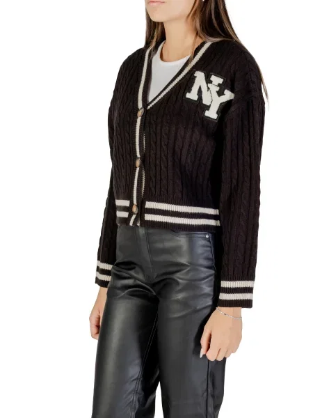 Kardigan Only z nadrukiem czarny