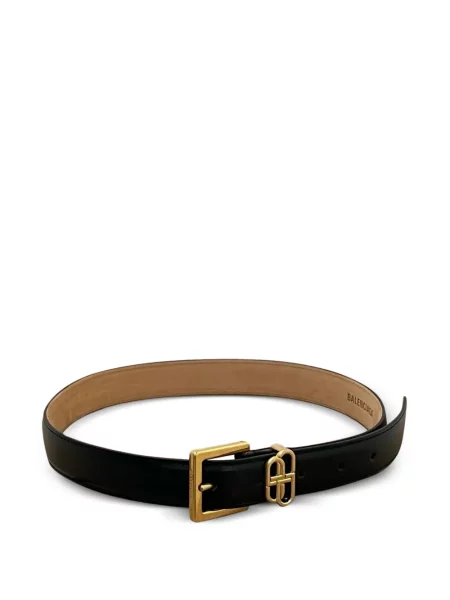 Cu centură curea Balenciaga din piele negru