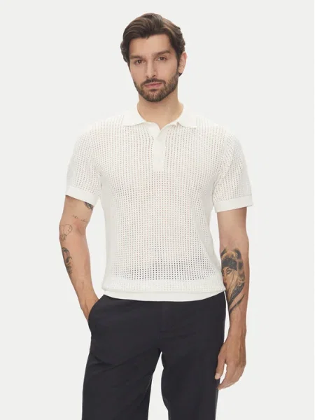 Lindbergh Tricou polo Écru