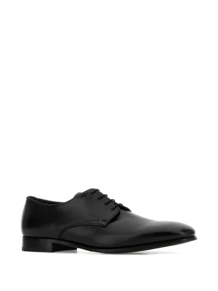 Pantofi Prada cu șireturi din piele negru