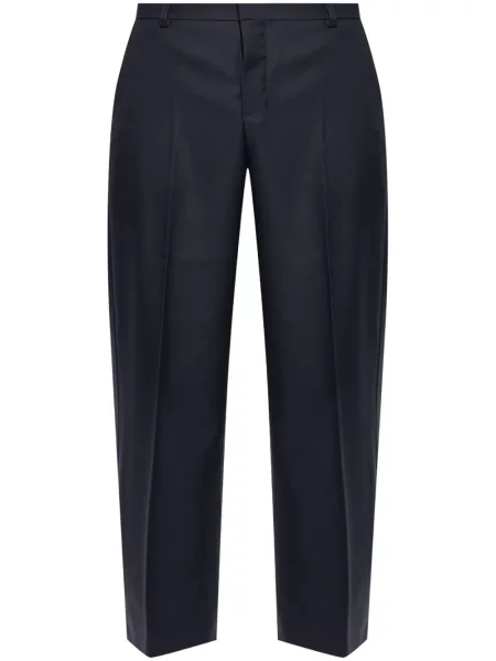 Pantaloni Ami Paris albastru
