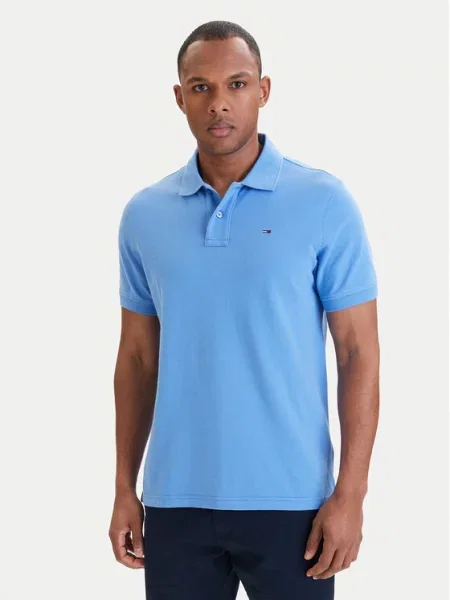 Tommy Jeans Tricou polo albastru