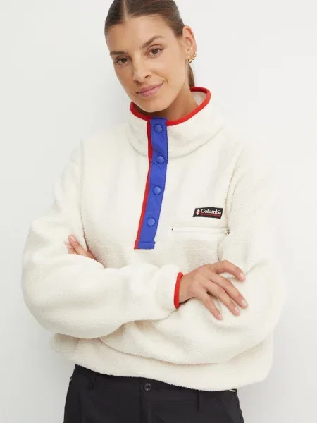 Sportovní mikina Columbia Helvetia s aplikací béžová