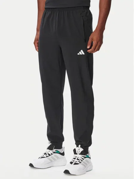 Adidas Pantaloni trening Workout Essentials negru