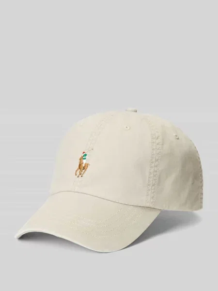 Polo Ralph Lauren czapka z aplikacją beżowy