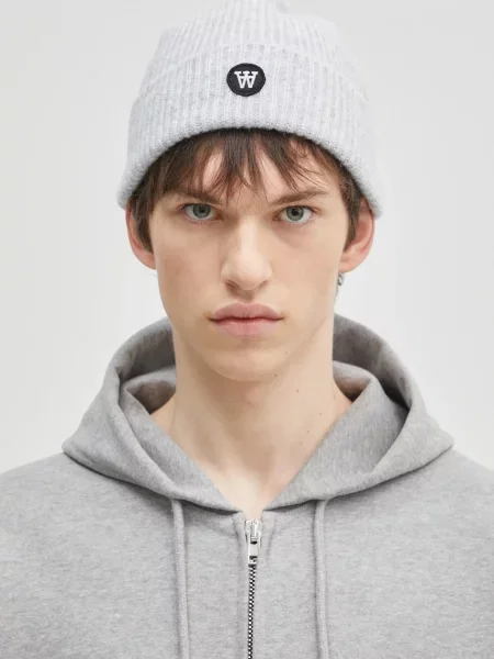 Wood Wood czapka z domieszką wełny Vin AA Beanie