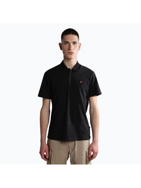 Koszulka polo Napapijri Ealis black czarna