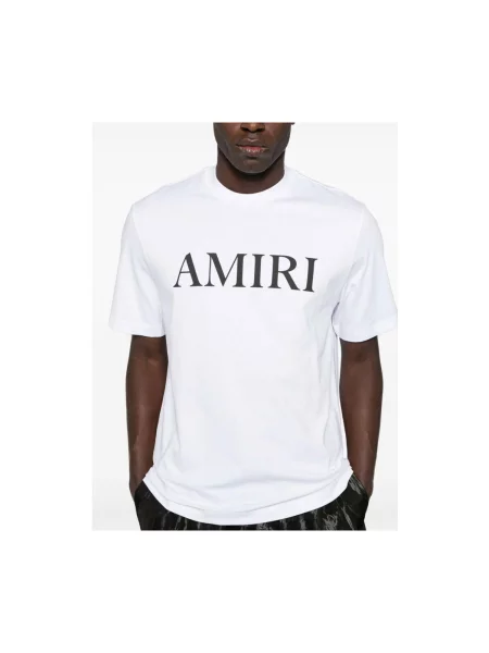Tricou Amiri cu autograf alb