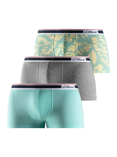 S.Oliver Boksarice siva / meta / črna bela