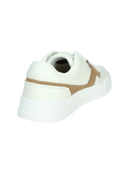 Sneakers Tommy Hilfiger Th Court Craft Écru bej