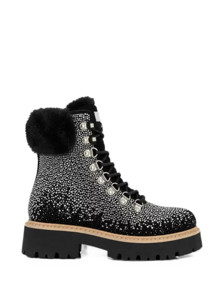 Zomšinės auliniai batai Philipp Plein juoda