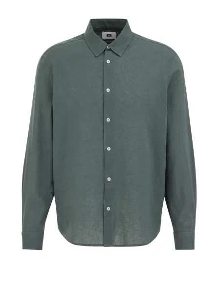 WE Fashion Košile tmavě zelená