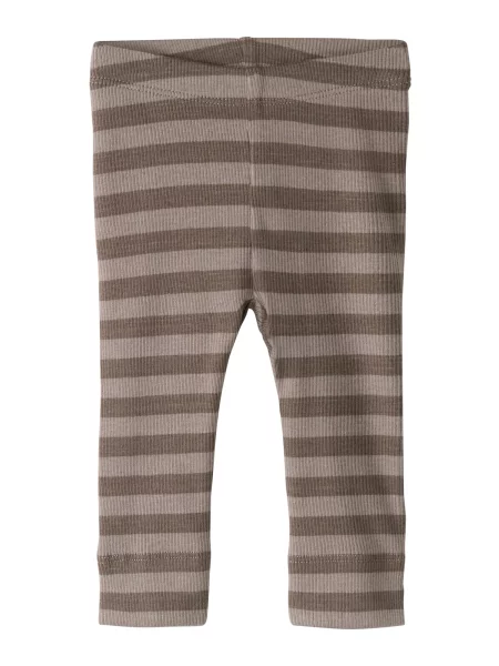 NAME IT Leggings NBNBanio ciocolatiu / grej