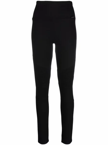 Leggings Philipp Plein biker negru