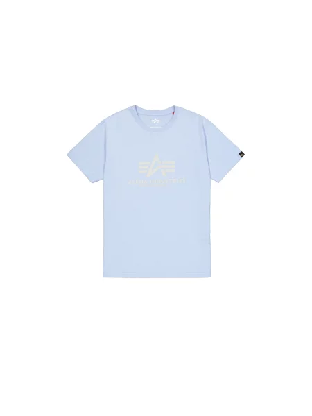 ALPHA INDUSTRIES Tricou deschis / alb albastru