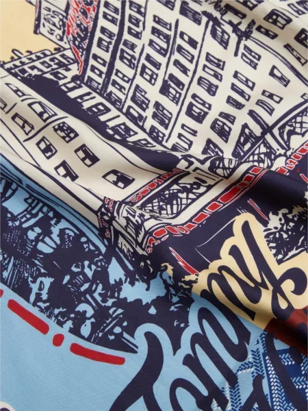 Fular Tommy Hilfiger cu imagine