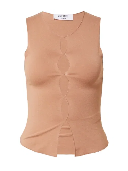 SHYX Top deschis maro