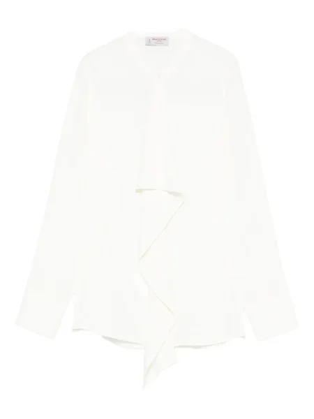 Cămașă Alberto Biani cu volane alb