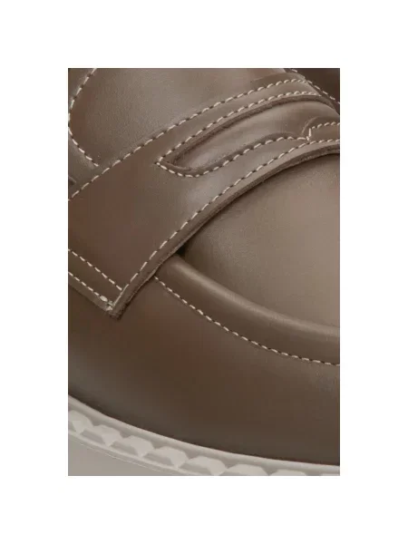 Лофери шкіряні Estro коричневі