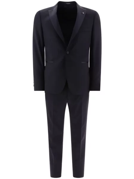 Vlněný oblek Tagliatore modrý
