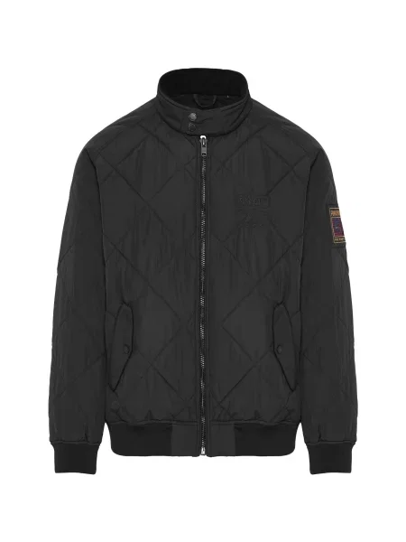 Funky Buddha Geacă de primăvară-toamnă negru