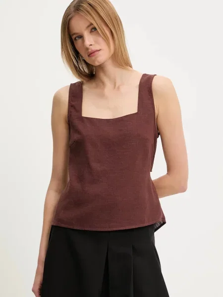 Блузка Answear Lab коричневая