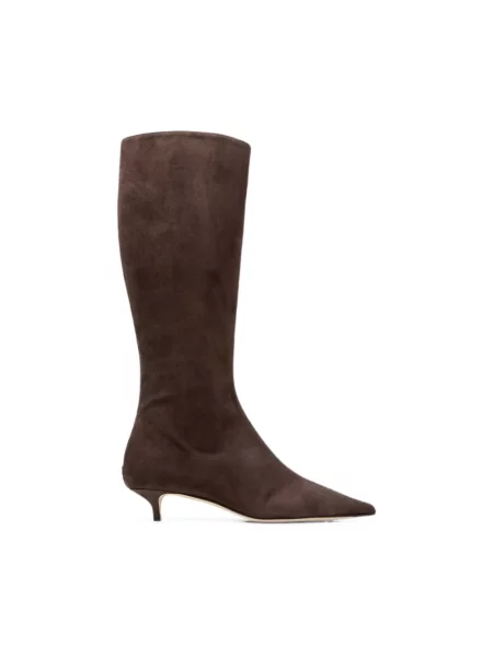 Botki Jimmy Choo zamszowe brązowe