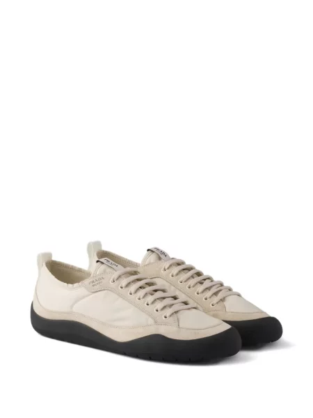 Sneakerși Prada din piele de căprioară
