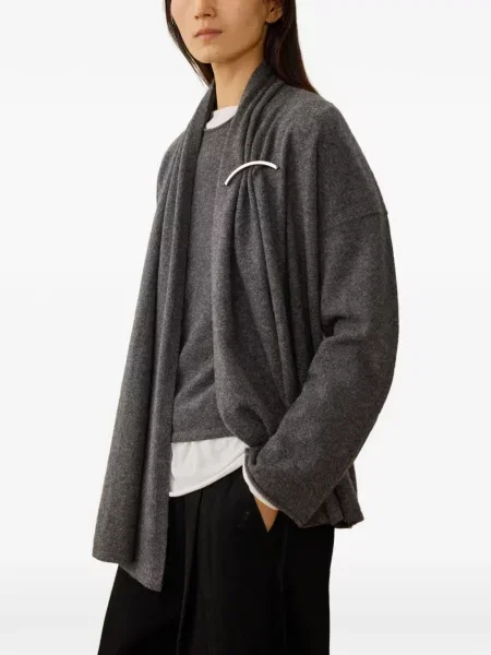 Cardigan Less drapat gri