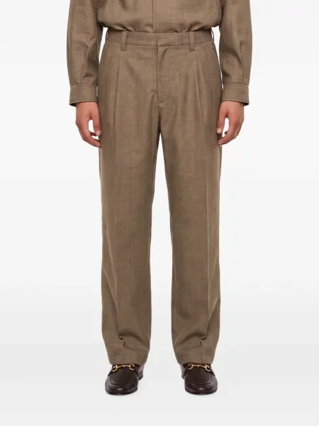 Pantaloni Our Legacy maro