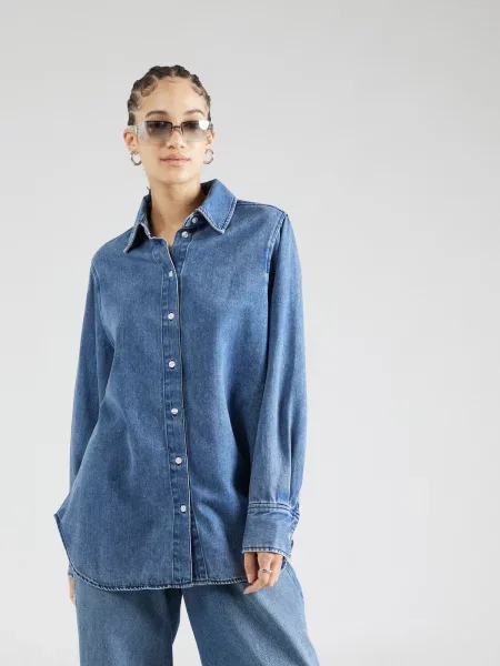 Soft Rebels Bluză Keira denim albastru