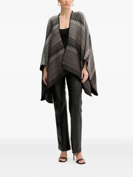 Poncho Missoni tricotate